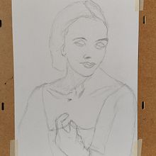 Il mio progetto del corso: Ritratto classico: il metodo rinascimentale. Fine Arts, Sketching, Drawing, Portrait Drawing, Realistic Drawing, and Artistic Drawing project by Fabio Coluccia - 04.05.2022