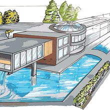 Releituras com perspectiva para desenhos arquitetônicos. Architecture, Design, Traditional illustration, Interior Architecture, Drawing, Artistic Drawing, and Architectural Illustration project by Felipe de Castro - 04.05.2022