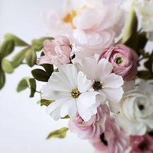 Wafer paper florals. Design, Fotografia, Artesanato, Educação, Eventos, Artes plásticas, Papercraft, Criatividade, Fotografia artística, Fotografia gastronômica, Design floral e vegetal, Food St, e ling projeto de Jacqueline Butler (Petalsweet) - 06.04.2022