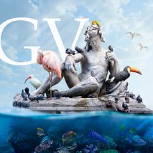 Mon projet du cours : Collage numérique sur Photoshop : composition et effets visuels. Fotografia, Colagem, Retoque fotográfico, Fotografia artística, Composição fotográfica, e Fotomontagem projeto de kukuxumusu91 - 06.04.2022