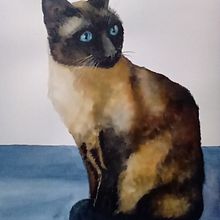 Mi Proyecto del curso: Retratos expresivos de animales en acuarela. Traditional illustration, Watercolor Painting, Realistic Drawing, and Naturalistic Illustration project by Paula FERREYRA - 04.06.2022