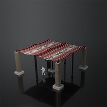 My project for course: Eco-Friendly Pop-up Architecture. Architecture, Upc, cling, and Spatial Design project by Dana Ibrahim - 03.31.2022
