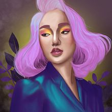 Digital portrait. Un projet de Illustration numérique , et Peinture numérique de narkutee - 06.04.2022