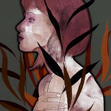 Digital portrait. Un projet de Dessin numérique, Peinture numérique et Illustration numérique de narkutee - 06.04.2022