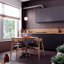 Overcast Apartment. Un proyecto de Diseño de interiores, Modelado 3D y Visualización arquitectónica de Ester Campos - 04.04.2022