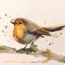 Mi Proyecto del curso: Acuarela artística para ilustración de aves. Traditional illustration, Watercolor Painting, Realistic Drawing, and Naturalistic Illustration project by Cristopher Ibacache Tiznado - 04.07.2022