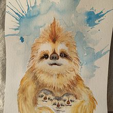 Mi Proyecto del curso: Técnicas experimentales de acuarela para principiantes. Traditional illustration, Fine Arts, Watercolor Painting, and Naturalistic Illustration project by artekinari - 04.07.2022