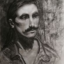 Mon projet du cours : Portrait réaliste au fusain. Traditional illustration, Fine Arts, Drawing, Portrait Drawing, and Realistic Drawing project by Pasquale Noizet - 04.06.2022