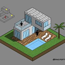My project for course: Artistic Architectural Sketching with Procreate. Architecture, Sketching, Digital Illustration, Digital Architecture, and Architectural Illustration project by Dinu Pertu - 04.07.2022