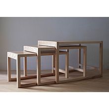 Mesas nido Nina. Un projet de Design, Fabrication de mobilier , et Artisanat de Taller Piccolo - 07.04.2022