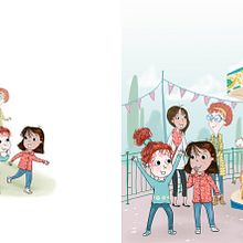 Album ilustrado, primeros lectores para Oxford University Press. Traditional illustration, Editorial Design, and Children's Illustration project by Adriana Juárez Puglisi - 04.07.2022