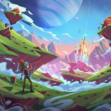 The messenger - Introduction to Set Design Ein Projekt aus dem Bereich Traditionelle Illustration, Kino, Video und TV, Animation, Digitale Illustration, Videospiele, Concept Art und Design für Videospiele von Michel Verdu - 06.04.2022