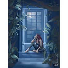 The jungle inside - Instagram @aisleenwolfe. Traditional illustration, Digital Illustration, and Digital Drawing project by Aisleen Wolfe - 04.08.2022