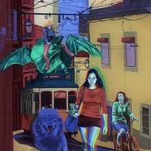 Obras de Arte Digital em formato NFT. Pintura digital e Ilustração tradicional projeto de Nuno Quaresma - 08.04.2022