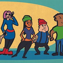 Mi Proyecto del curso: Diseño de personajes estilo cartoon con Procreate. Un proyecto de Ilustración tradicional, Diseño de personajes e Ilustración digital de Hugo Valencia - 08.04.2022