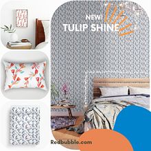 TULIP. Traditional illustration, Pattern Design, Fashion Design, Printing, and Textile Printing project by Veronica Lam - 03.31.2022