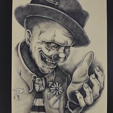 clown Ein Projekt aus dem Bereich Traditionelle Illustration von linda_ban - 09.04.2022