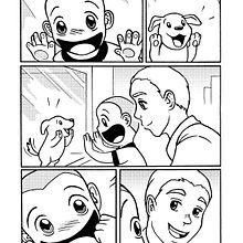 Pet - Manga. Un proyecto de Manga, Cómic, Diseño de personajes, Stor, board e Ilustración tradicional de Fabián Fucci - 09.04.2022