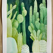 My project for course: Negative Watercolor Painting for Botanical Illustration. Un progetto di Illustrazione tradizionale, Pittura ad acquerello e Illustrazione botanica di zgaalka - 09.04.2022