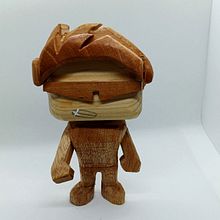 Q Box. Un proyecto de Diseño de personajes, Escultura, Diseño de juguetes, Art to y Carpintería de Oreste Carbajal - 31.03.2022