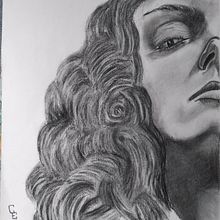 Mi Proyecto del curso: Retrato artístico al carboncillo: creando atmósferas. Traditional illustration, Fine Arts, Drawing, Portrait Drawing, Realistic Drawing, and Artistic Drawing project by Eliza Salas - 04.09.2022