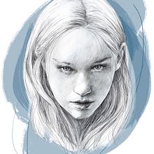 My project for course: Modern Portraiture with Procreate: Stylize Your Subject Ein Projekt aus dem Bereich Traditionelle Illustration, Digitale Illustration und Digitale Zeichnung von Sabine Israel - 09.04.2022
