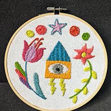 My project for course: Contemporary Embroidery With Traditional Mexican Needlework. Un progetto di Artigianato, Ricamo, Fiber Art e Textile Design di Simone Brown - 09.04.2022