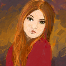 My project for course: Digital Portraits with a Traditional Style in Photoshop. Traditional illustration, Digital Illustration, and Digital Painting project by Dani Schwinn - 04.09.2022