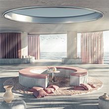 Mi Proyecto del curso: ArchViz de interiores: crea diseños 3D surrealistas con Blender. Un projet de Architecture, Architecture d'intérieur, Architecture numérique , et ArchVIZ de Alexander quintero velez - 10.04.2022