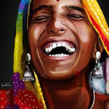 My project for course: Digital Fantasy Portraits with Photoshop. Traditional illustration, Drawing, Digital Illustration, Portrait Drawing, Digital Drawing, and Digital Painting project by Sparsh Pachauri - 04.10.2022