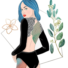 Mon projet du cours : Portrait illustré avec Procreate. Un proyecto de Ilustración tradicional, Ilustración vectorial, Ilustración digital y Dibujo de Retrato de aurelie_puy2com - 10.04.2022