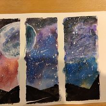 mes débuts aquarelles. Een project van Traditionele illustratie van aurore secretain - 10.04.2022