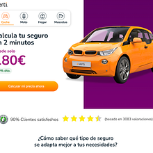 New digital insurance service. Design project by Grace Ascuasiati - 04.10.2022