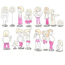 My project for course: The Art of Sketching: Transform Your Doodles into Art. Un progetto di Illustrazione tradizionale, Disegno a matita, Disegno, Sketchbook, Illustrazione con inchiostro, Pittura ad acquerello e Character design di Sarah Altrock - 10.04.2022