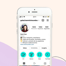 Estrategia de marca en Instagram para @galachanminimundos. Social Media, Digital Marketing, Mobile Marketing, Instagram, Communication, Instagram Marketing, Br, and Strateg project by Gala chan - 04.10.2022