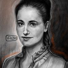 M Gillain FIN. Un projet de Illustration traditionnelle, Dessin de portrait , et Dessin numérique de ALFONSO OSORIO - 10.04.2022