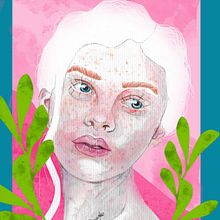 Meu projeto do curso: Retrato ilustrado em aquarela. Un progetto di Illustrazione tradizionale, Belle arti, Pittura, Disegno, Pittura ad acquerello, Disegno di ritratti e Disegno artistico di Bruna Mota - 10.04.2022