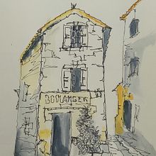 My project for course: Modern Urban Sketching Techniques with Mixed Media. Traditional illustration, Painting, Architectural Illustration & Ink Illustration project by Esther Middel - 04.11.2022