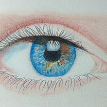 Mon projet du cours : Portrait réaliste aux crayons de couleur. Traditional illustration, Fine Arts, Pencil Drawing, Drawing, Portrait Drawing, Realistic Drawing, and Artistic Drawing project by Joelle Pellegrin - 04.11.2022