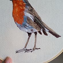 Meu projeto do curso: Pintar com linha: técnicas de ilustração têxtil. Traditional illustration, Embroider, and Textile Design project by agiovanawecker - 03.22.2022