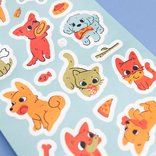 Pawsitive Pals Sticker Book. Ilustração tradicional, Design, e Fotografia do produto projeto de Karen Alleluia - 30.04.2021