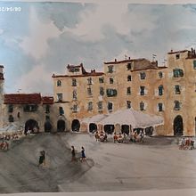 Massarosa. Watercolor Painting project by mrov5903 - 04.11.2022