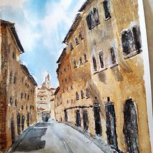 Marche. Watercolor Painting project by mrov5903 - 04.11.2022