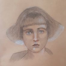 Mi Proyecto del curso: Dibujo de retrato clásico: el método del Renacimiento. Fine Arts, Sketching, Drawing, Portrait Drawing, Realistic Drawing, and Artistic Drawing project by Natalia - 04.12.2022