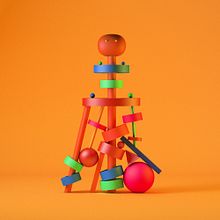 Mi Proyecto del curso: Introducción exprés al 3D: de cero a render con Cinema 4D. 3D, e 3D Design projeto de Joaquín Dzienciarski Gutiérrez - 12.04.2022