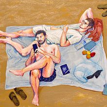 My project for course: Expressive Figure Drawing: Explore Lines, Shapes and Colors. Fine Arts, Pencil Drawing, Drawing, Portrait Drawing, Realistic Drawing, Figure Drawing, and Gouache Painting project by Franco Coluzzi - 04.18.2022