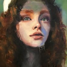 My project for course: Contemporary Oil Portraiture. Un proyecto de Ilustración tradicional, Bellas Artes, Pintura y Pintura al óleo de Denise Longeneker - 12.04.2022