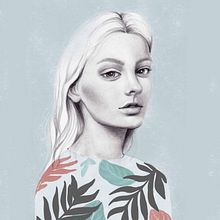 My project for course: Portrait with Pencil, Color Techniques and Photoshop. Traditional illustration, Fine Arts, Pencil Drawing, Drawing, Digital Illustration, and Portrait Drawing project by Viktoria Zhulego - 04.12.2022