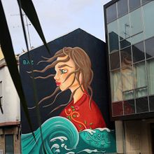 Mural para Vigo Cidade de Cor 20. Street Art, and Traditional illustration project by Tamara Baz - 04.12.2022