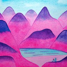 My project for course: Modern Watercolor Techniques: Colors, Dreams, and Emotions. Traditional illustration, Fine Arts, Painting, and Watercolor Painting project by Frances Walker - 04.12.2022